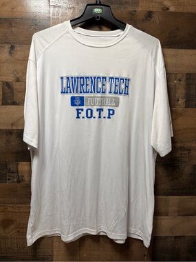 Lawrence Tech Football F.O.T.P. BSN Sports Performance Shirt Men’s 3XL White